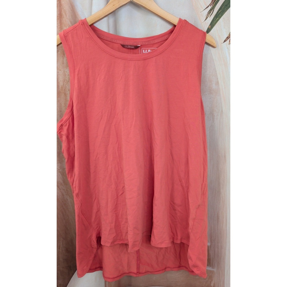 LL Bean Beyond Soft Tank in Terra Cotta